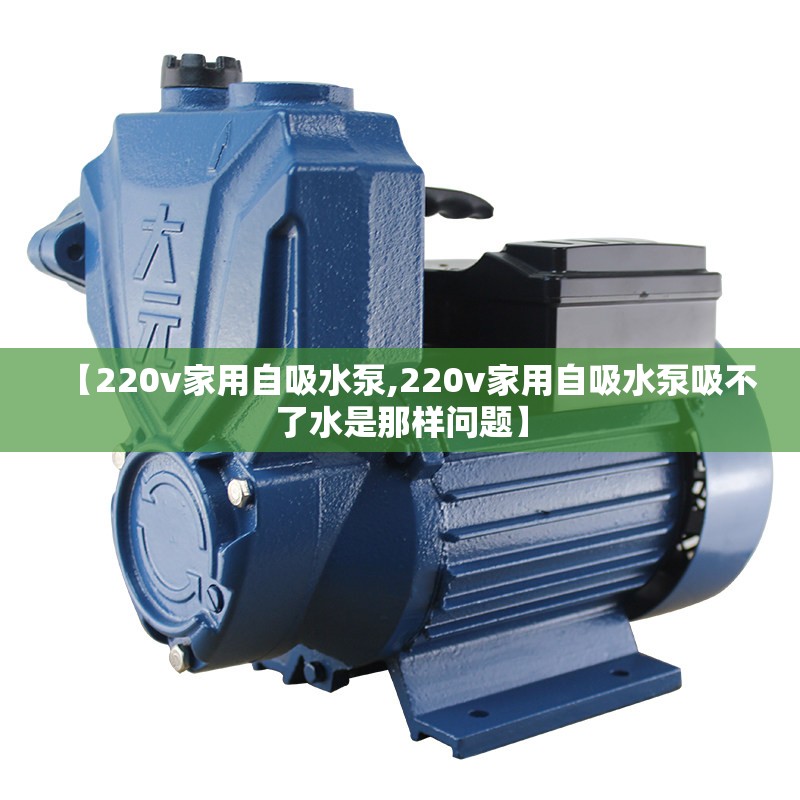 【220v家用自吸水泵,220v家用自吸水泵吸不了水是那样问题】