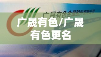 广晟有色/广晟有色更名