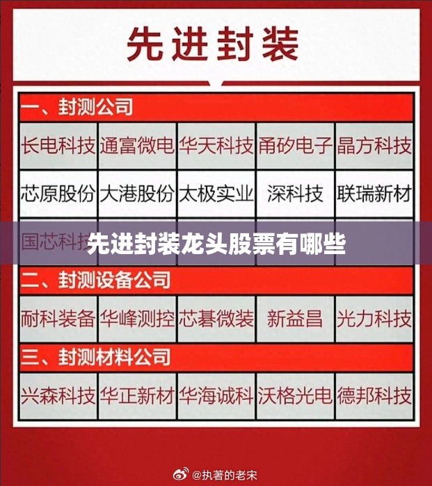 【先进封装龙头股票有哪些/002156】 【先进封装龙头股票有哪些/002156】