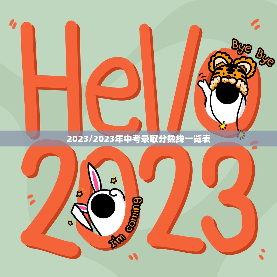 2023/2023年中考录取分数线一览表