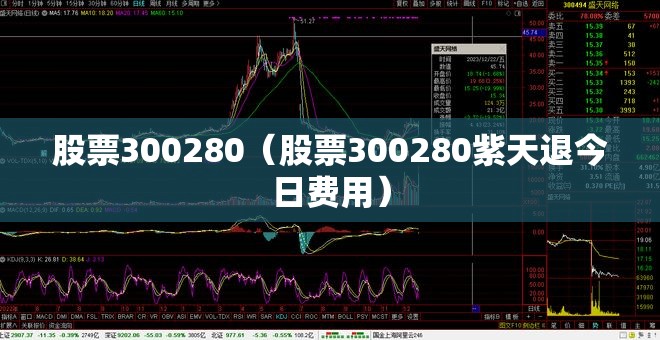 股票300280（股票300280紫天退今日费用）