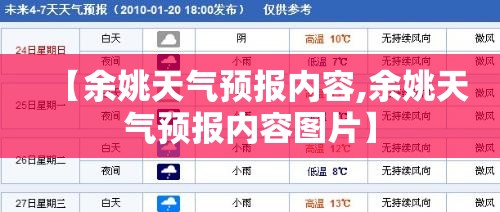 【余姚天气预报内容,余姚天气预报内容图片】