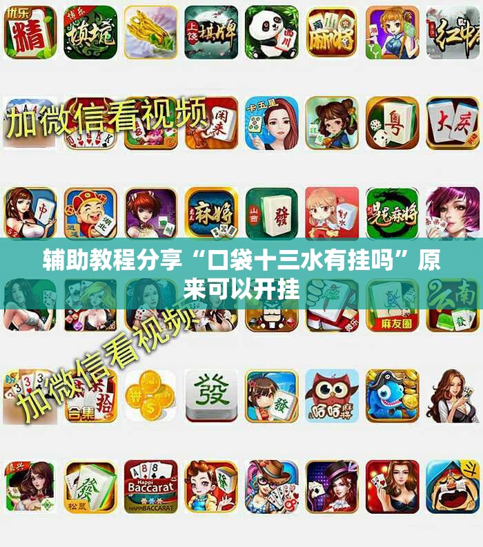 辅助教程分享“口袋十三水有挂吗”原来可以开挂