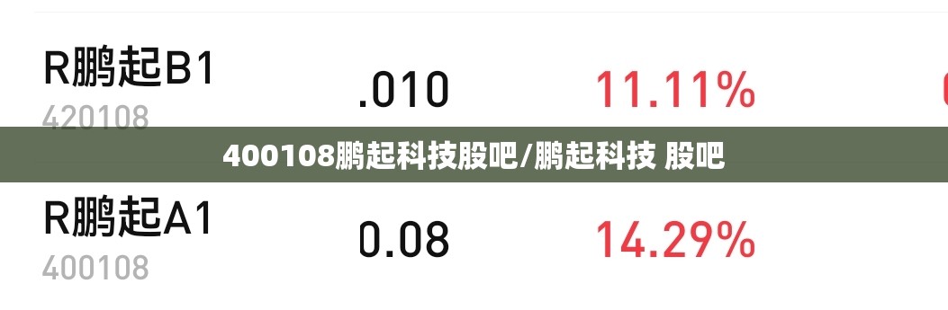 400108鹏起科技股吧/鹏起科技 股吧
