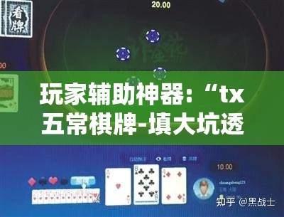 玩家辅助神器:“tx五常棋牌-填大坑透视”通用版下载教程