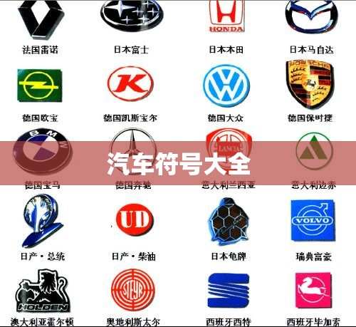 【汽车符号大全/汽车符号大全简笔画】