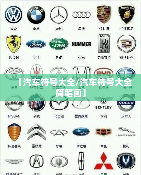 【汽车符号大全/汽车符号大全简笔画】