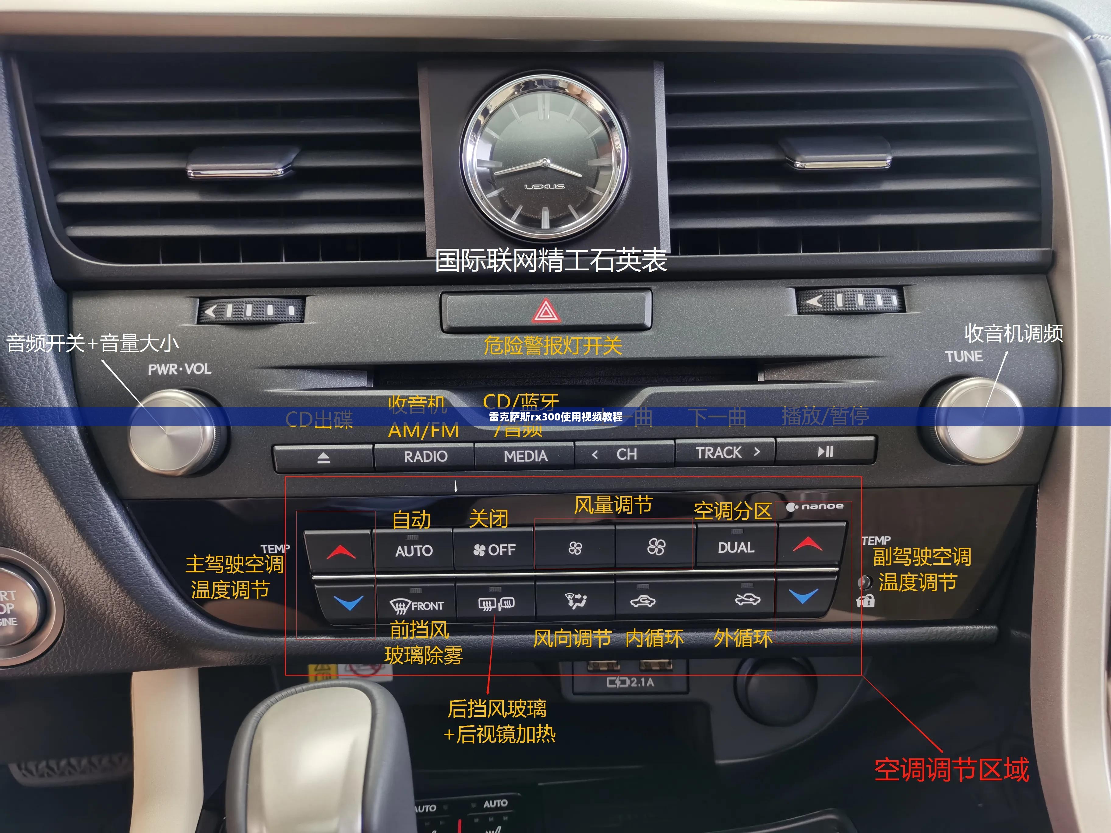 【雷克萨斯rx300使用视频教程,雷克萨斯rx300操作视频】