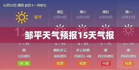 【邹平天气预报15天气报,邹平天气预报到】
