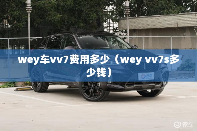 wey车vv7费用多少（wey vv7s多少钱）