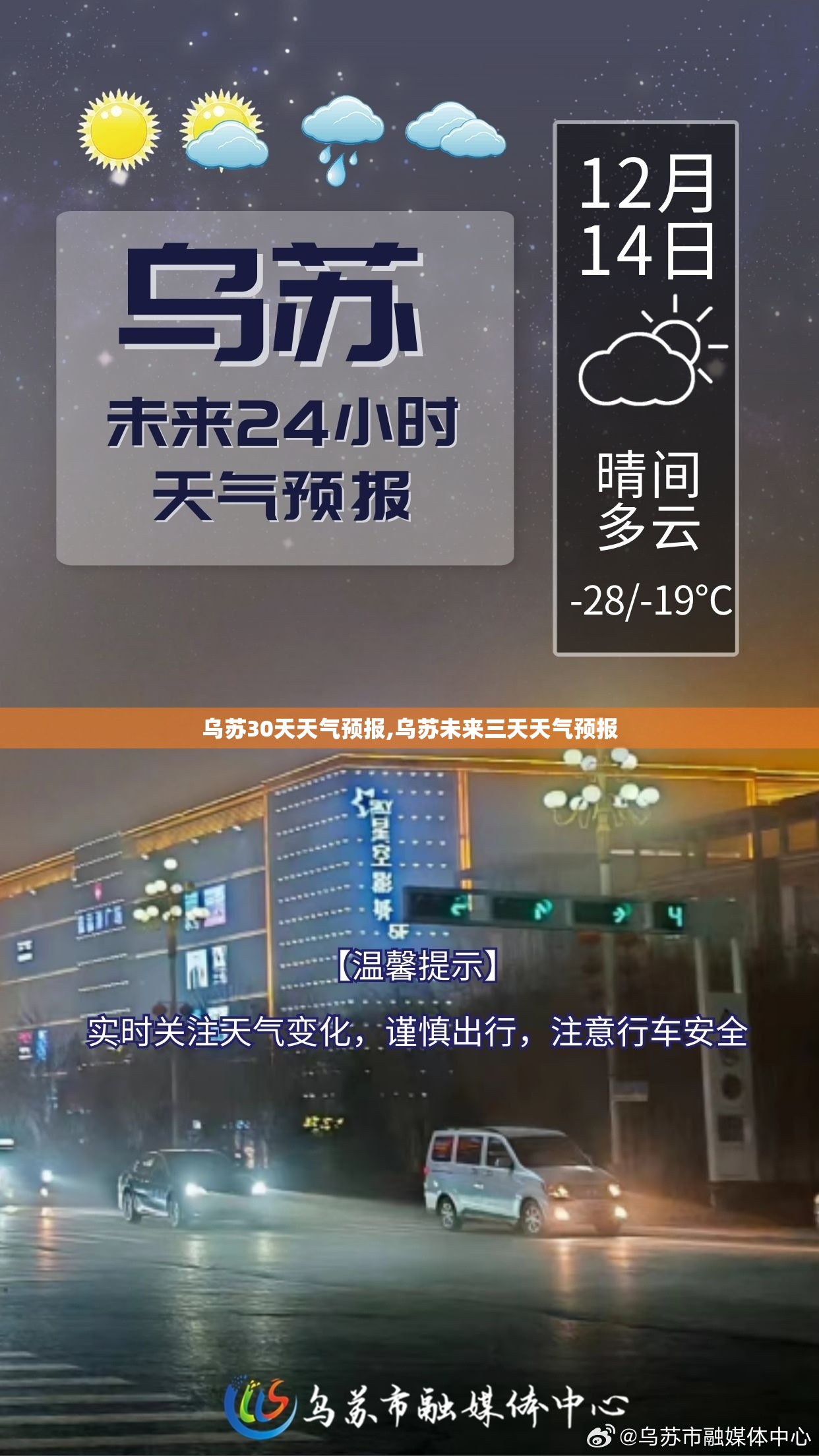 乌苏30天天气预报,乌苏未来三天天气预报
