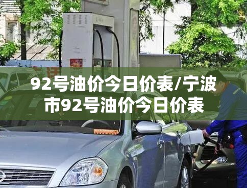 92号油价今日价表/宁波市92号油价今日价表