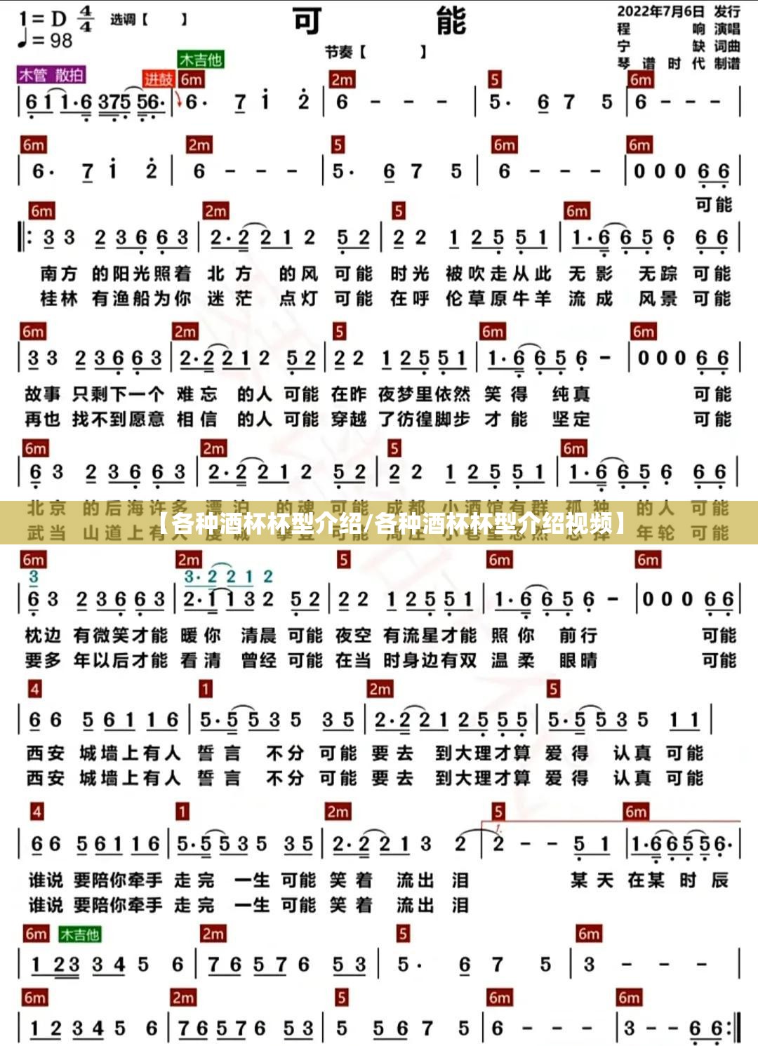 【各种酒杯杯型介绍/各种酒杯杯型介绍视频】